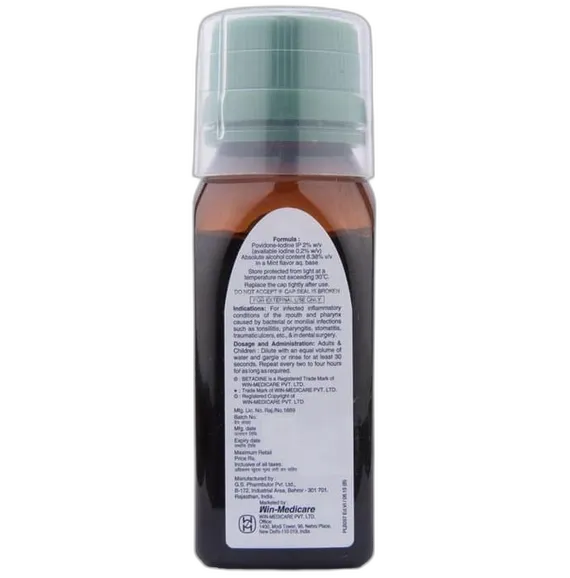 betadine gargle 50 ml